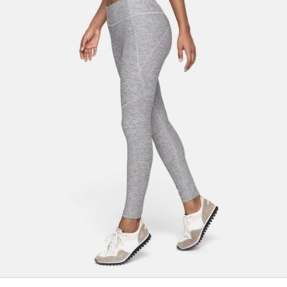 OUTDOOR VOICES heather grey warm up legging SZ S - Picture 1 of 4